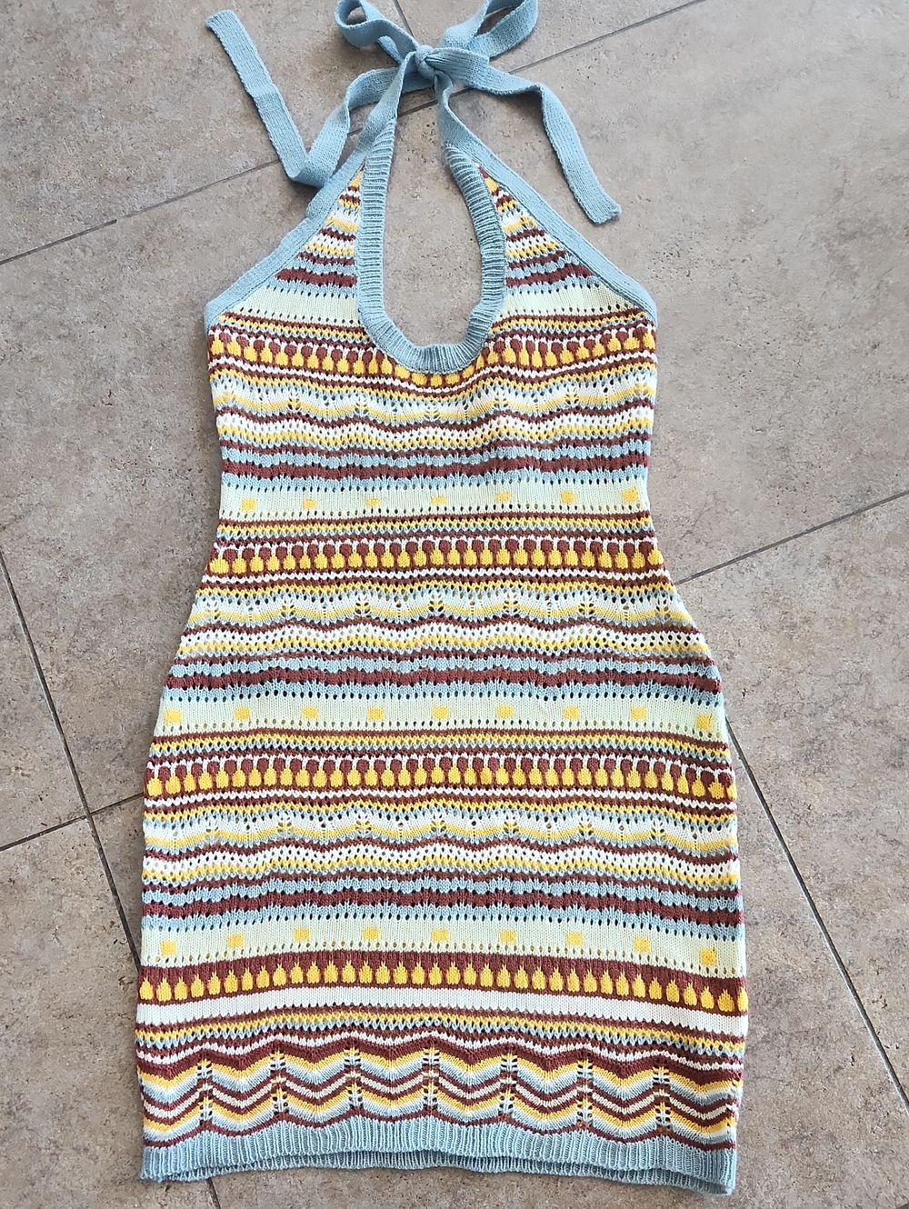 Halter Knit Dress